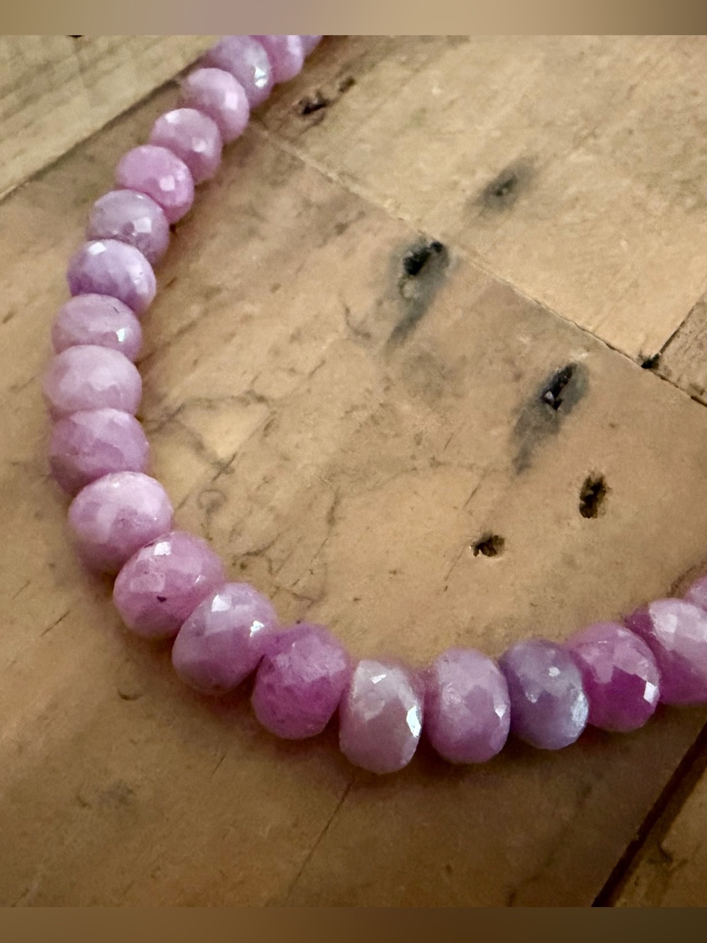 JAY KING’S DTR STERLING SILVER VINTAGE NATURAL RAW CORUNDUM NECKLACE